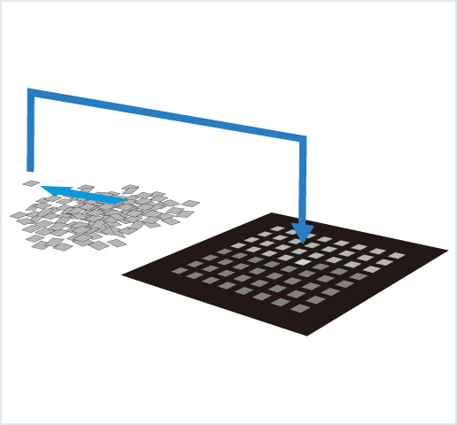 ［Image］Tray setter： 小尺寸单片用托盘排列机